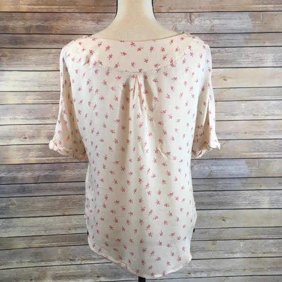 F r e e  P e o p l e • Floral button down tee - Picture 4 of 9